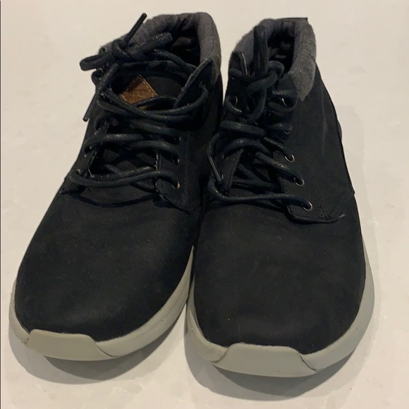New Reef Rover Low Mens Black Canvas Sneakers - Picture 5 of 6